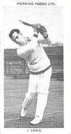1953 Morning Foods Test Cricketers #5 Ian Craig Front