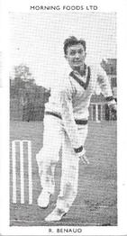 1953 Morning Foods Test Cricketers #10 Richie Benaud Front