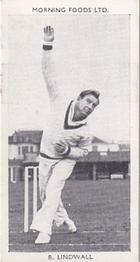1953 Morning Foods Test Cricketers #12 Ray Lindwall Front