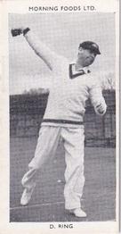 1953 Morning Foods Test Cricketers #13 Doug Ring Front