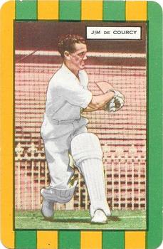 1953-54 Coles Australian & English Cricketers #NNO Jim de Courcy Front