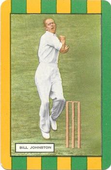 1953-54 Coles Australian & English Cricketers #NNO Bill Johnston Front