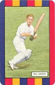 1953-54 Coles Australian & English Cricketers #NNO Bill Edrich Front