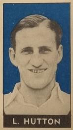 1951 Coles Australian & English Cricketers #40 Len Hutton Front