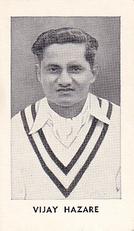 1956 D.C.Thomson The World's Best Cricketers (Wizard) #4 Vijay Hazare Front