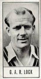 1956 Barratt & Co Test Cricketers Series A #6 Tony Lock Front