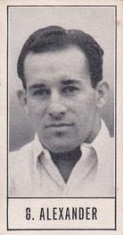 1956 Barratt & Co Test Cricketers Series B #8 Gerry Alexander Front