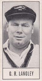 1956 Barratt & Co Test Cricketers Series B #15 Gil Langley Front