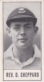 1956 Barratt & Co Test Cricketers Series B #26 David Sheppard Front