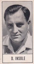 1956 Barratt & Co Test Cricketers Series B #27 Doug Insole Front