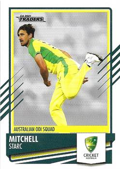 2021-22 TLA Traders Cricket Australia #027 Mitchell Starc Front