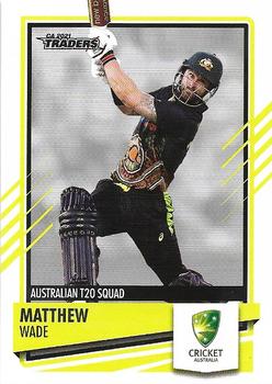 2021-22 TLA Traders Cricket Australia #041 Matthew Wade Front