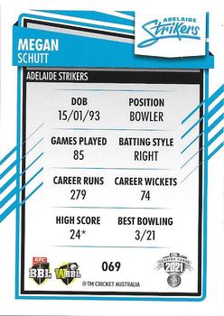 2021-22 TLA Traders Cricket Australia #069 Megan Schutt Back