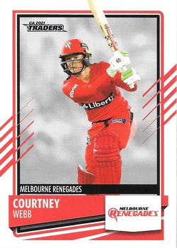 2021-22 TLA Traders Cricket Australia #105 Courtney Webb Front