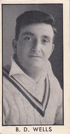1957 D.C.Thomson County Cricketers (Rover) #12 Bomber Wells Front