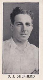 1957 D.C.Thomson County Cricketers (Wizard) #6 David Shepherd Front