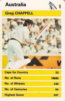 1978 Top Trumps International Cricketers #NNO Greg Chappell Front