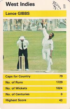 1978 Top Trumps International Cricketers #NNO Lance Gibbs Front