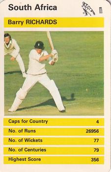 1978 Top Trumps International Cricketers #NNO Barry Richards Front