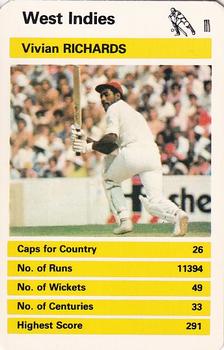 1978 Top Trumps International Cricketers #NNO Vivian Richards Front