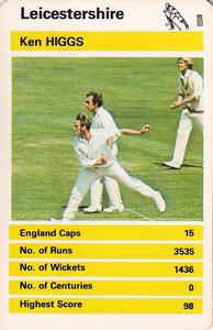 1978 Top Trumps British Cricketers #NNO Ken Higgs Front
