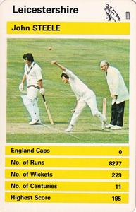 1978 Top Trumps British Cricketers #NNO John Steele Front