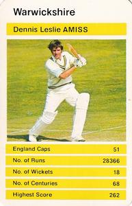 1979 Top Trumps County Cricketers #NNO Dennis Leslie Amiss Front