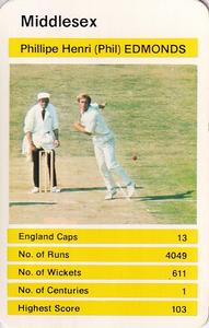 1979 Top Trumps County Cricketers #NNO Phil Edmonds Front