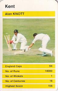 1979 Top Trumps County Cricketers #NNO Alan Knott Front