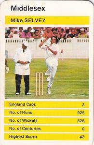1979 Top Trumps County Cricketers #NNO Mike Selvey Front