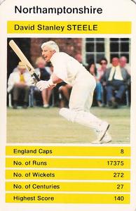 1979 Top Trumps County Cricketers #NNO David Stanley Steele Front