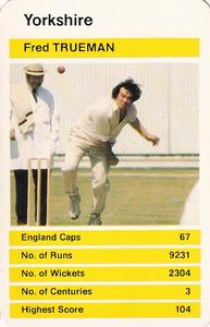 1979 Top Trumps County Cricketers #NNO Fred Trueman Front