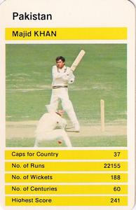 1979 Top Trumps World Cricketers #NNO Majid Khan Front