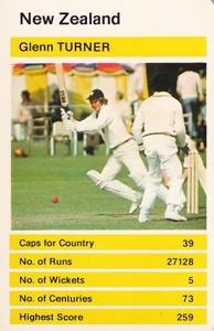 1979 Top Trumps World Cricketers #NNO Glenn Turner Front