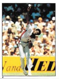 1982 Scanlens Cricket Stickers #4 Michael Holding Front
