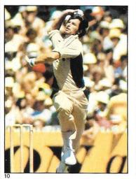 1982 Scanlens Cricket Stickers #10 Richard Hadlee Front