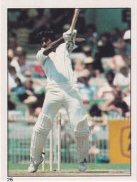 1982 Scanlens Cricket Stickers #26 Javed Miandad Front