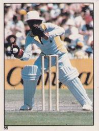1982 Scanlens Cricket Stickers #55 Syed Kirmani Front