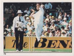 1982 Scanlens Cricket Stickers #78 Graham Dilley Front