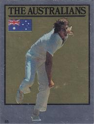 1982 Scanlens Cricket Stickers #85 Terry Alderman Front