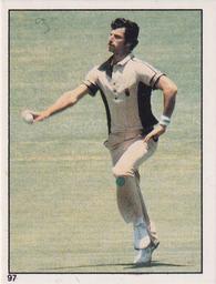 1982 Scanlens Cricket Stickers #97 Richard Hadlee Front