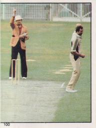 1982 Scanlens Cricket Stickers #100 Jeremy Coney Front