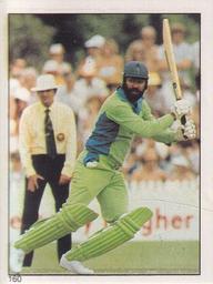 1982 Scanlens Cricket Stickers #160 Zaheer Abbas Front
