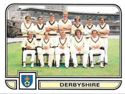 1983 Panini World Of Cricket Stickers #5 Derbyshire Front