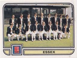 1983 Panini World Of Cricket Stickers #19 Essex Front