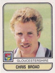 1983 Panini World Of Cricket Stickers #49 Chris Broad Front