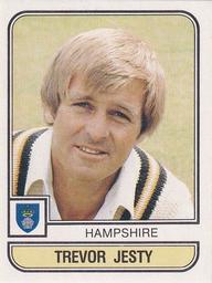 1983 Panini World Of Cricket Stickers #66 Trevor Jesty Front
