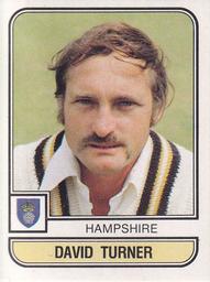 1983 Panini World Of Cricket Stickers #68 David Turner Front