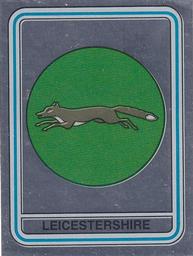 1983 Panini World Of Cricket Stickers #102 Leicestershire Front
