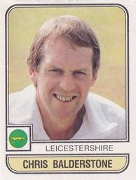 1983 Panini World Of Cricket Stickers #105 Chris Balderstone Front